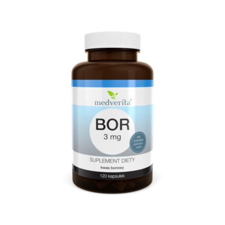 Medverita BOR 3mg Kwas Borowy - Suplement diety na zdrowie i urodę