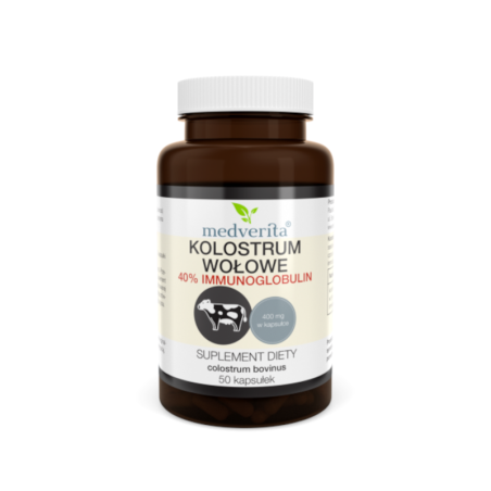 Medverita Colostrum Wołowe 40% IgG - Wsparcie odporności