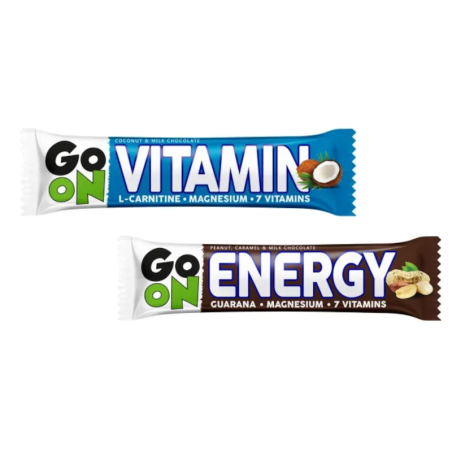 Go On Nutrition Zestaw Batonów Energy & Vitamin 50g - Energia i Witaminy