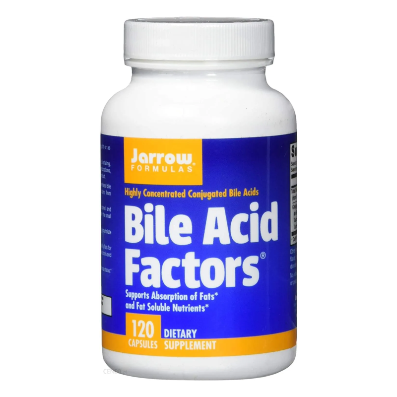 Jarrow Formulas Bile Acid Factors 120 kaps - Wsparcie trawienia