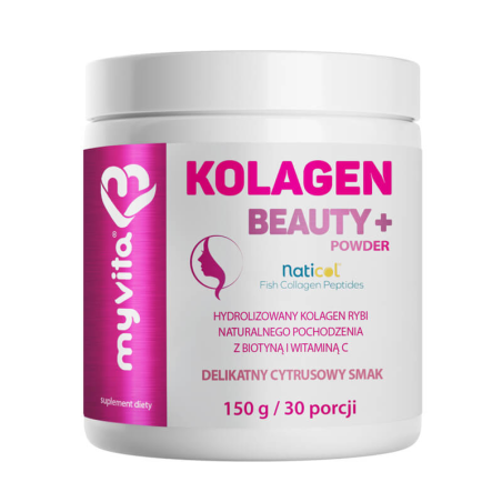 MyVita Kolagen Beauty - 150g Proszek - Skóra, Włosy, Paznokcie