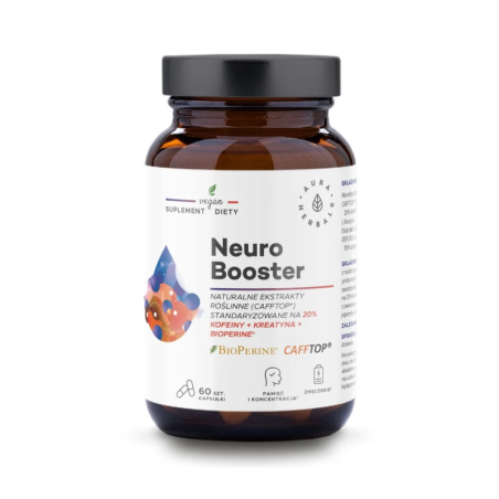 Aura Herbals Neuro Booster 60 kaps - Wsparcie Mózgu
