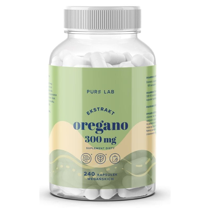 Aura Herbals Ekstrakt z Oregano 300mg - Wsparcie odporności i trawienia