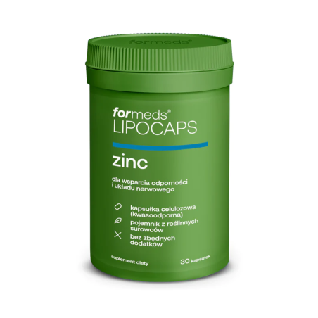 ForMeds Lipocaps Zinc 30 kaps - Cynk na odporność | biotechsklep.pl