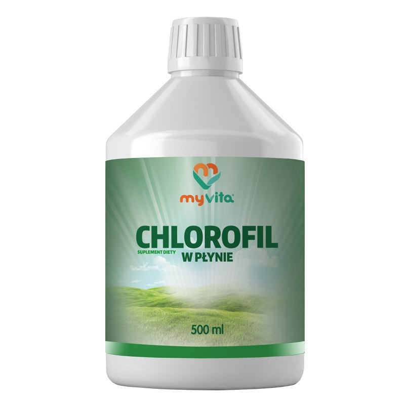 MyVita Chlorofil w płynie 500ml - Detoks i energia