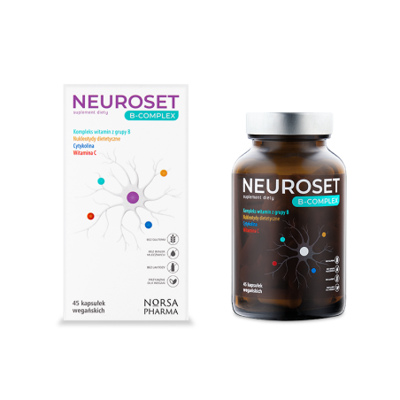 Norsa Pharma Neuroset B-Complex 45 kaps. - Energia i Koncentracja