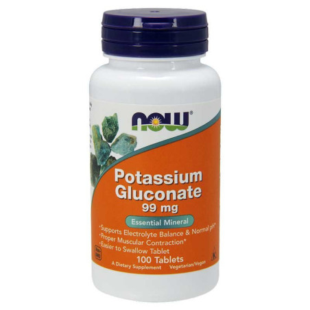 Now Foods Potassium Gluconate 99 mg