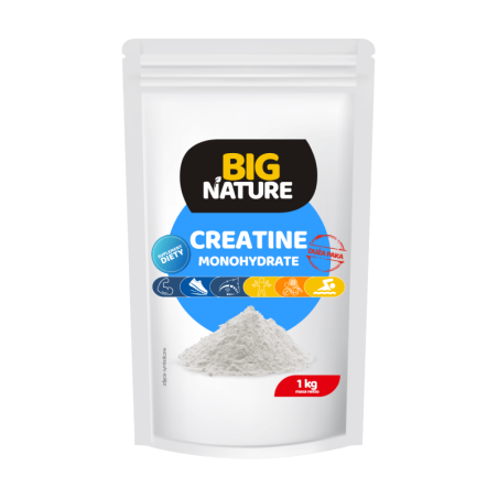 Big Nature Kreatyna Monohydrat 1kg - Siła i Masa Mięśniowa