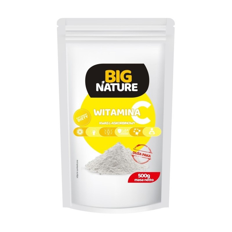 Big Nature Witamina C 500g - Wzmocnij Odporność