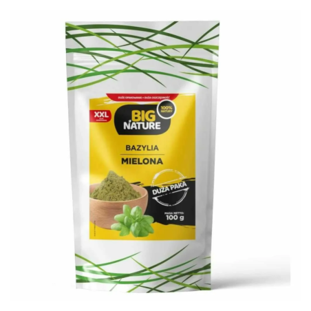 Big Nature Bazylia Mielona 100g - Aromatyczna Przyprawa