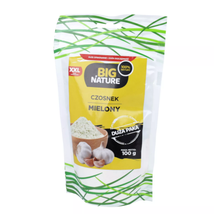 Big Nature Czosnek Mielony 100g - Biotechsklep.pl