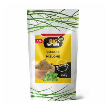 Big Nature Oregano Mielone 100g - Naturalna przyprawa | Biotechsklep.pl