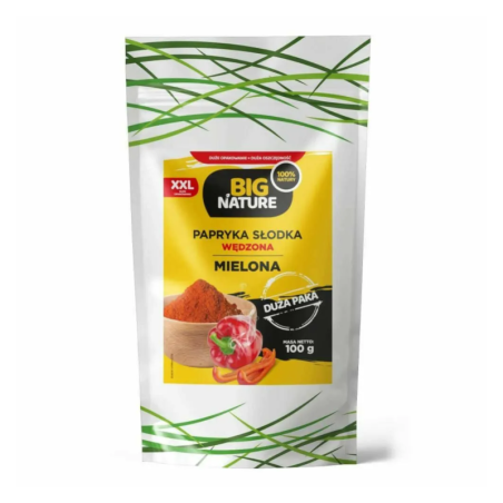 Big Nature Papryka Słodka Mielona 100g - Biotechsklep.pl