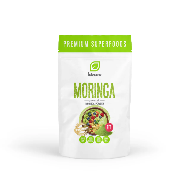 Intenson Moringa Proszek 150g - Wsparcie Wątroby i Energii