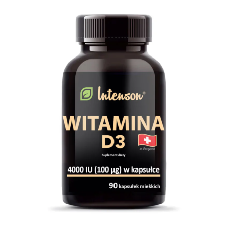 Intenson Witamina D3 4000IU 90 kapsułek - Wzmocnij Odporność!