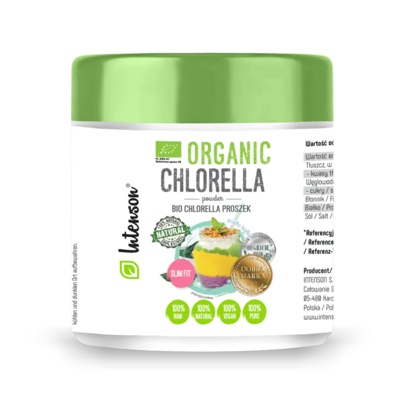 Intenson Bio Chlorella 100g - Naturalne wsparcie dla zdrowia