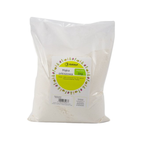 KruKam Mąka Orkiszowa Jasna Typ 630 1000g - Zdrowa Żywność