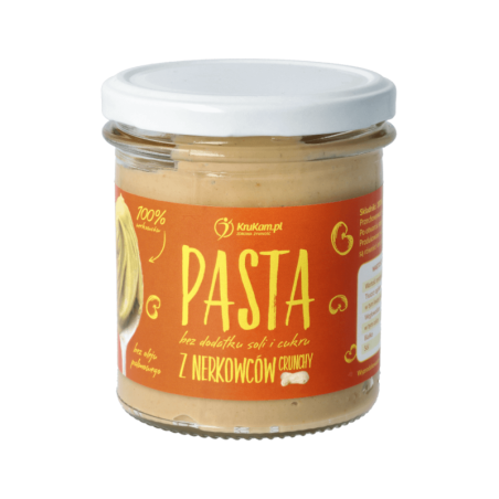KruKam Pasta z Nerkowców Crunchy 300g - Zdrowa Żywność