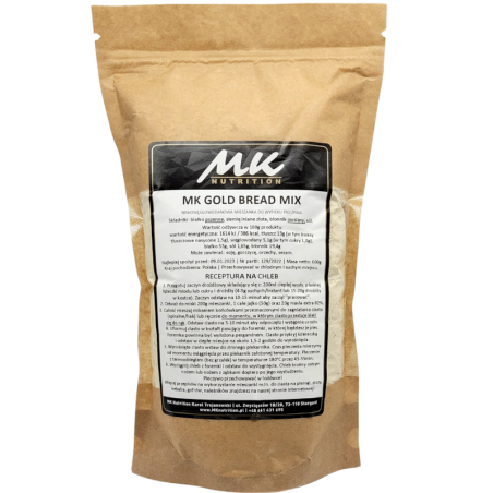 MK Nutrition Gold Bread Mix KETO 600g - Niskowęglowodanowy chleb