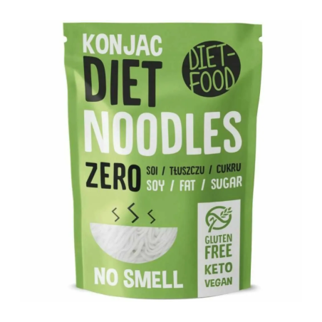 Diet-Food Makaron Shirataki Konjac Noodle 200g - Niskokaloryczny i Bezglutenowy