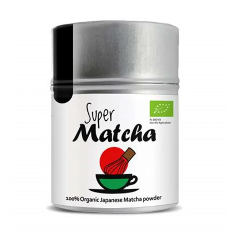 Diet-Food Matcha Japońska Super Bio 40g - Zdrowa energia i witalność