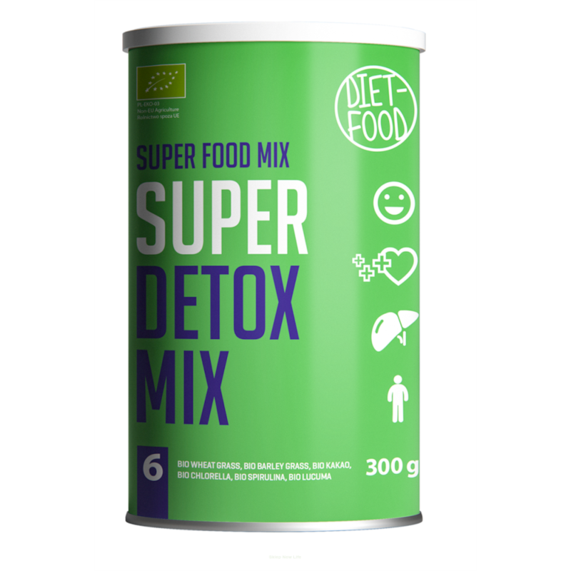 Diet-Food Super Detox Mix Bio 300g - Naturalny Detoks