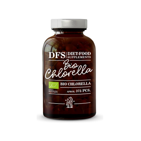 Diet-Food Chlorella Bio 400mg 375tab - Oczyszczanie i energia