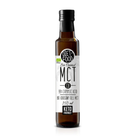 Diet-Food Olej MCT C8 250 ml - Energia i Wsparcie dla Diety