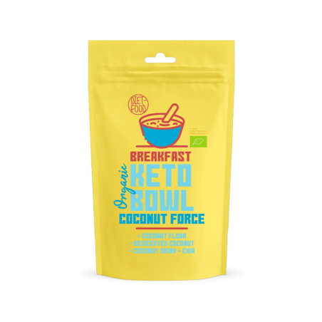 Diet-Food Keto Bowl Coconut Force Bio 200g - Zdrowe śniadanie keto