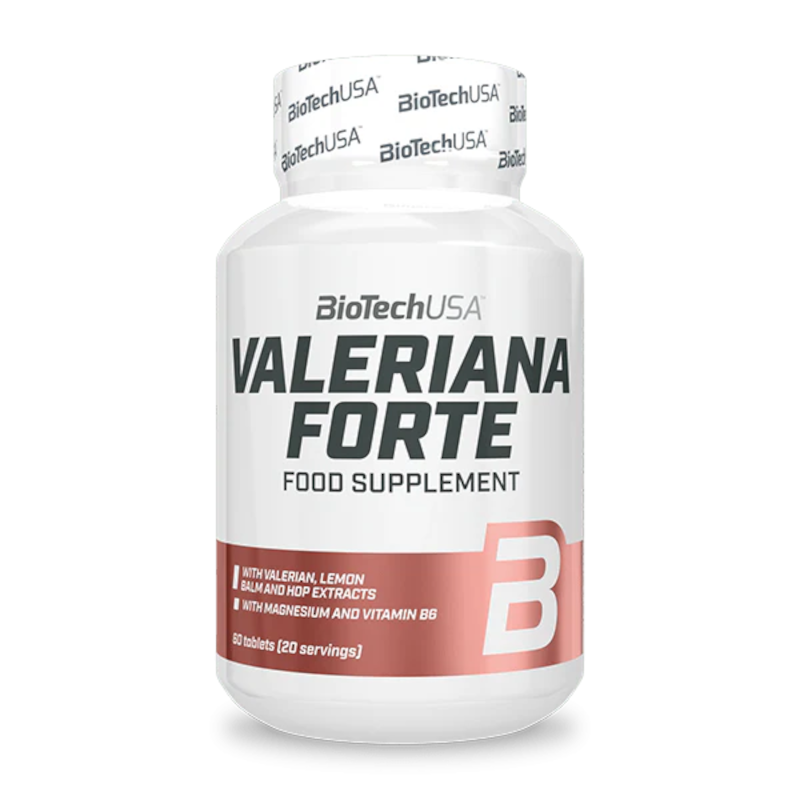 BioTechUSA Valeriana Forte - Tabletki na Sen i Bezsenność