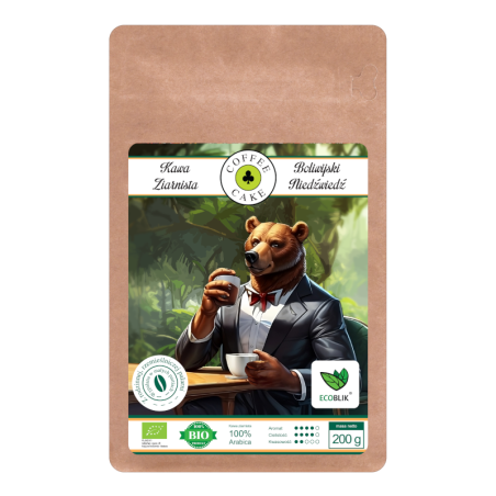 EcoBlik Kawa Arabica Boliwijski Niedźwiedź Ziarnista 200g - Ekologiczna Kawa