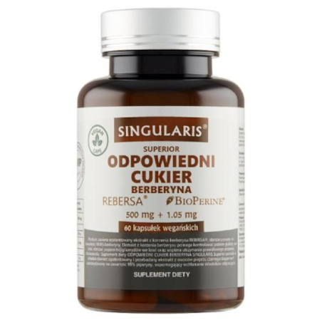 Berberyna Singularis - Wsparcie dla Cukrzycy i Trawienia - 60 kaps.
