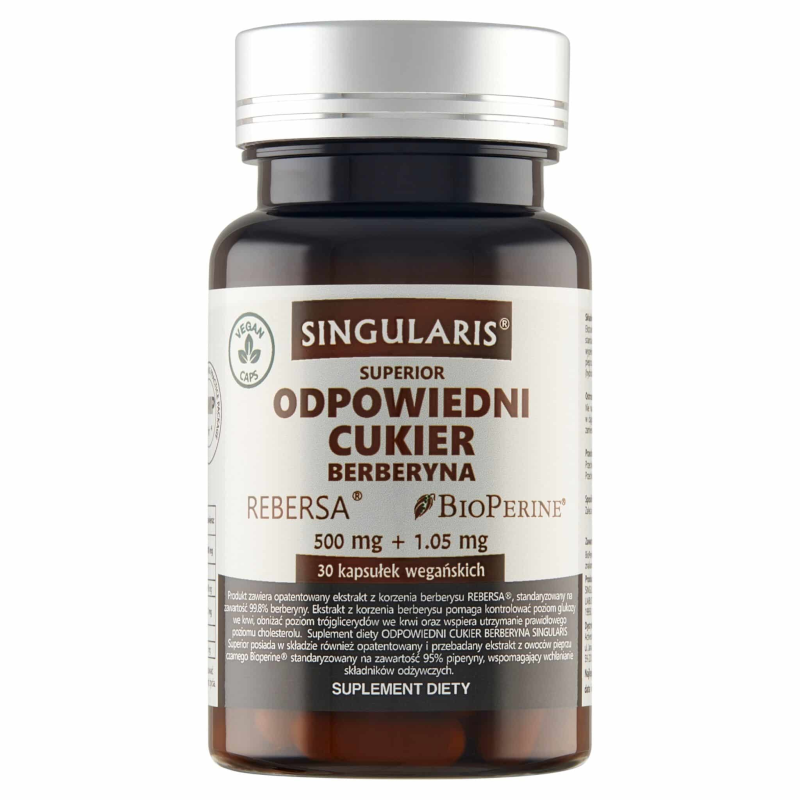 Singularis Berberyna 30 kaps - wsparcie poziomu cukru