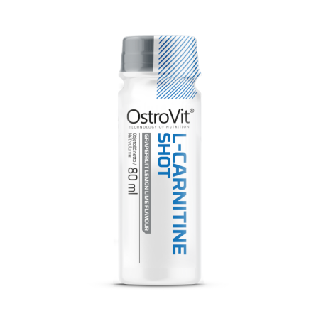 OstroVit L-Carnitine Shot 80ml - Spalacz tłuszczu i energia