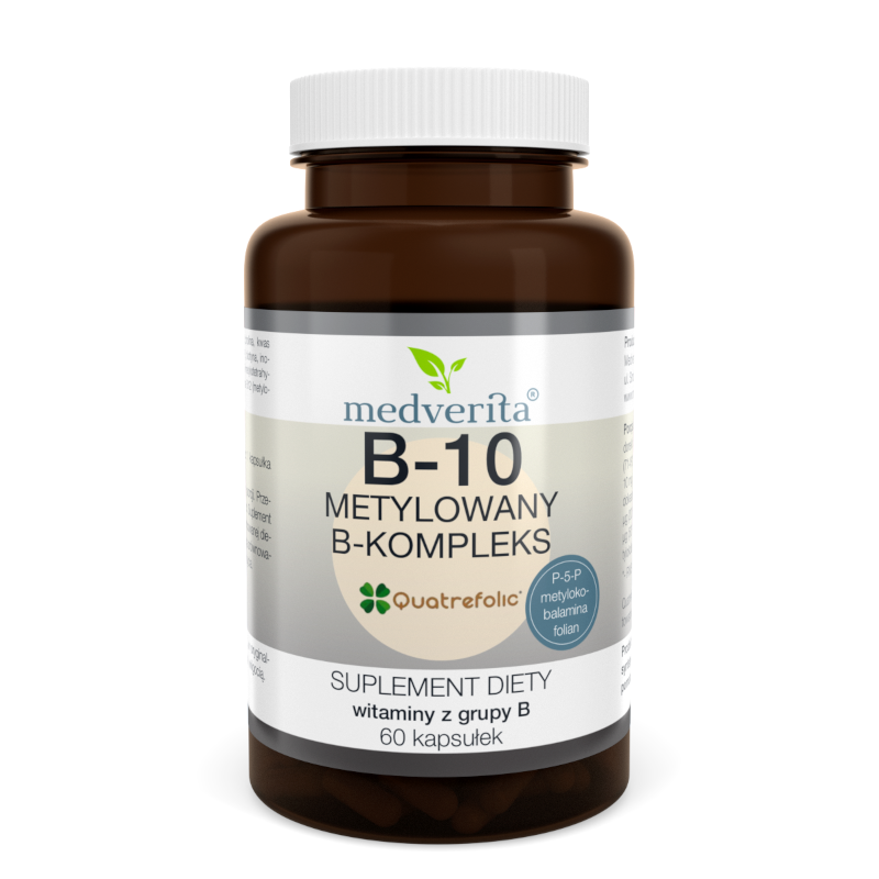 Medverita B-10 kompleks 60 kaps - Witamina B Complex na energię