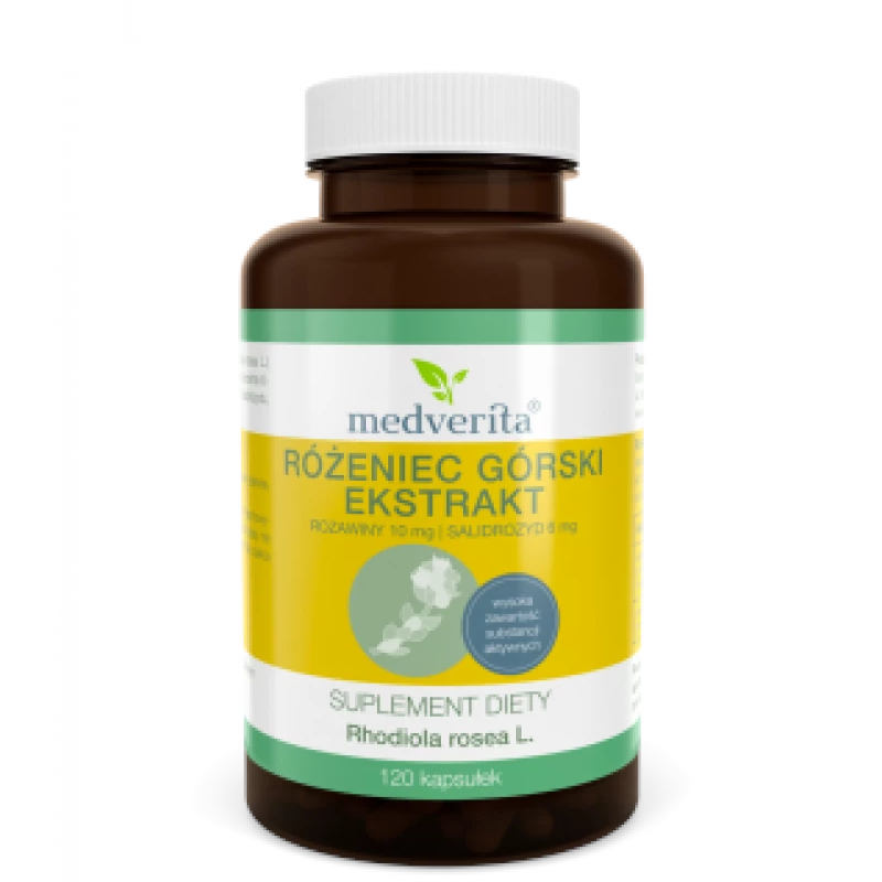 Medverita Różeniec Górski 60 kaps - Adaptogen na stres