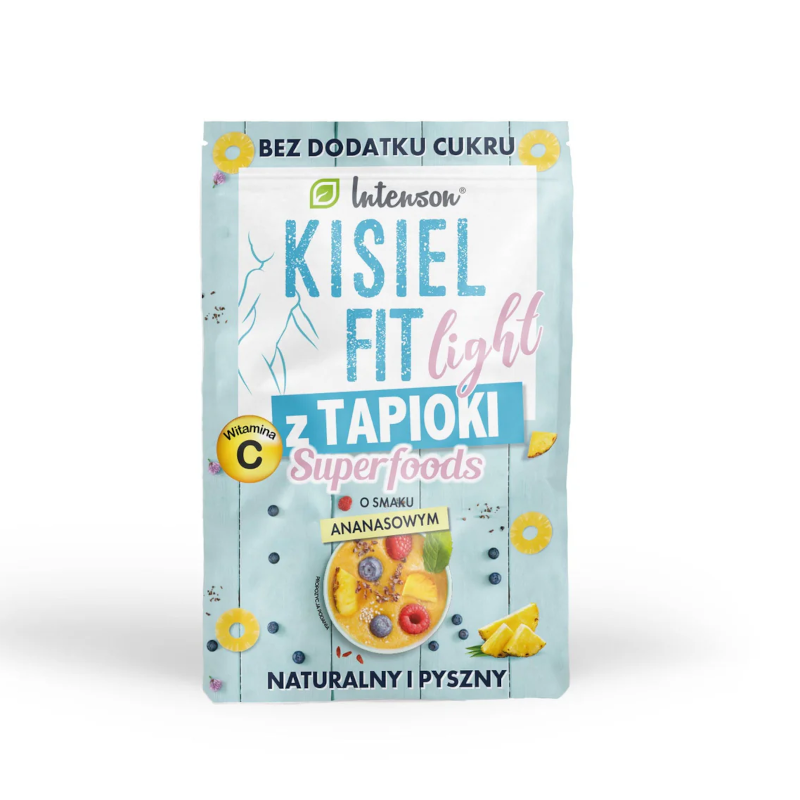 Intenson Kisiel Ananasowy z Tapioki 30g - Zdrowa przekąska