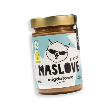 Maslove Masło Migdałowe 290g - Zdrowa Żywność