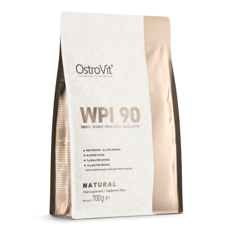 OstroVit WPI 90 Naturalny 700g - Izolat Białka Serwatkowego