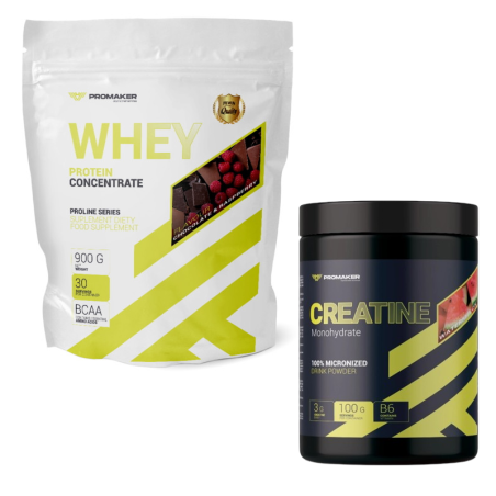 Promaker Proline WPC + Gold Creatine - Zestaw na Masę i Siłę