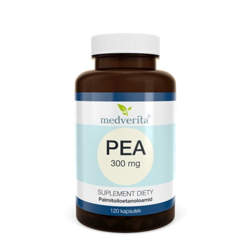 Medverita PEA 300 mg - Pamięć i Koncentracja, 120 kaps