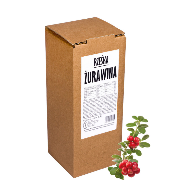 Sadvit Sok Rześka Żurawina 100% 1.5L - Zdrowy Sok Żurawinowy