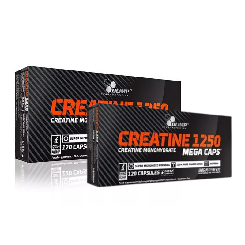 Olimp Creatine 1250 Mega Caps - 240 kaps - Monohydrat Kreatyny