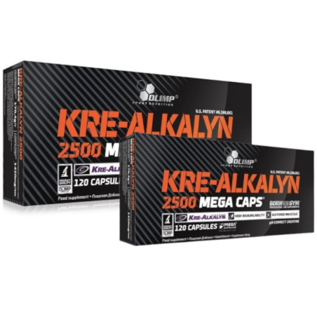 Olimp Kre-Alkalyn 2500mg 2x120kaps - Kreatyna bez retencji wody