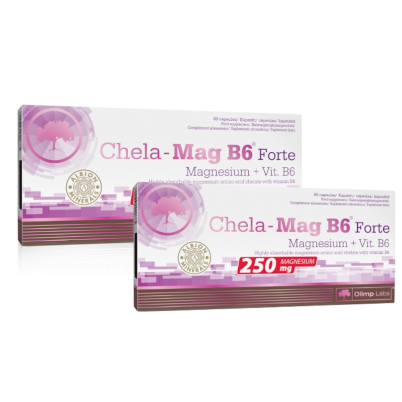 Olimp Chela-Mag B6 2x60kaps - Magnez na Skurcze, Stres i Energię