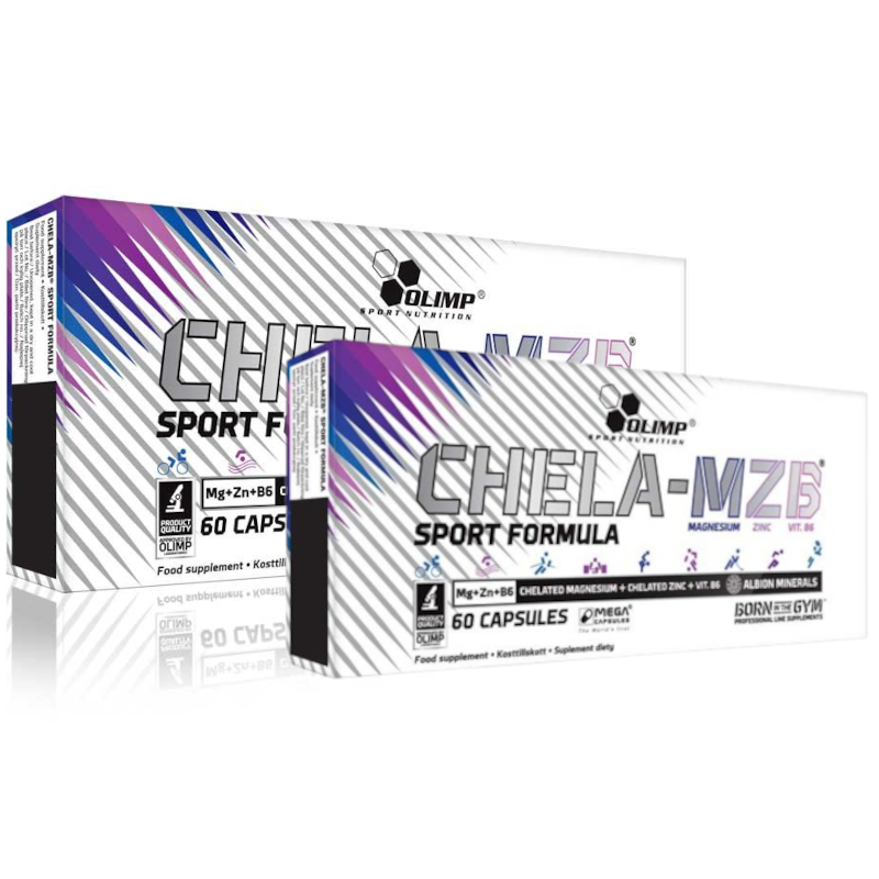 Olimp Chela-MZB Sport Formuła 2x60kaps - Magnez, Cynk, Witamina B6