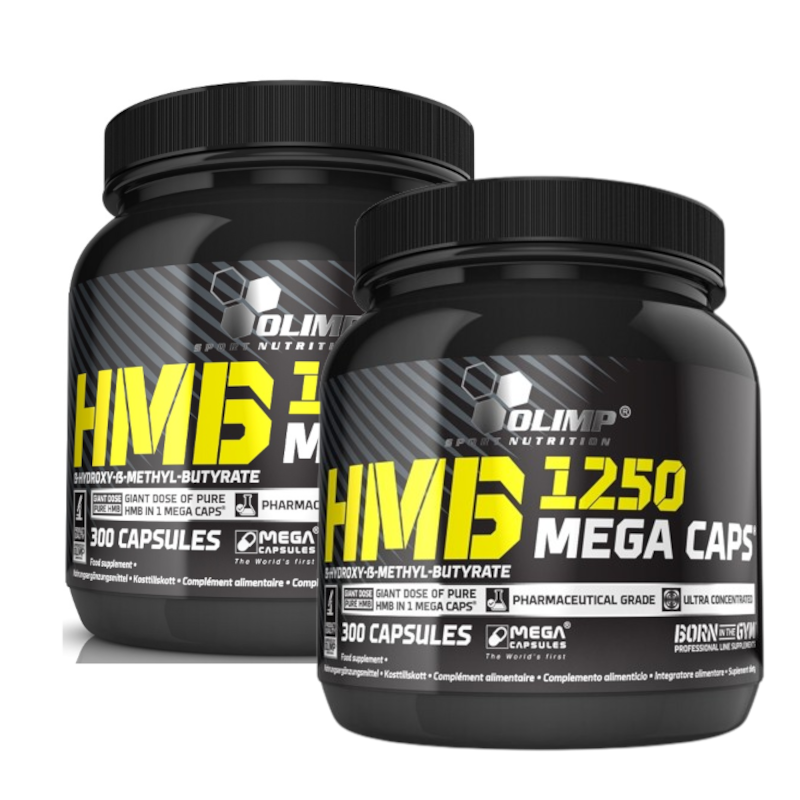 Olimp HMB 1250 Mega Caps 2x300 - Antykatabolik i Regeneracja