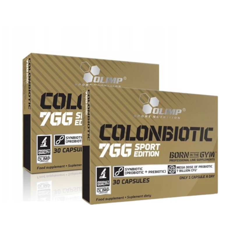 Olimp Colonbiotic 7GG Sport - 2 x 30 kapsułek - Wsparcie dla sportowców