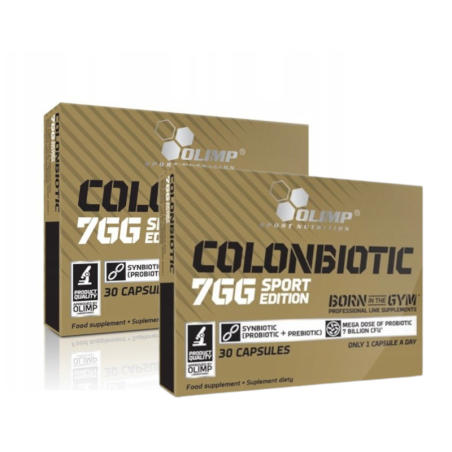 Olimp Colonbiotic 7GG Sport - 2 x 30 kapsułek - Wsparcie dla sportowców
