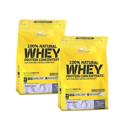 Olimp 100% Natural WPC 700g x2 - Białko serwatkowe